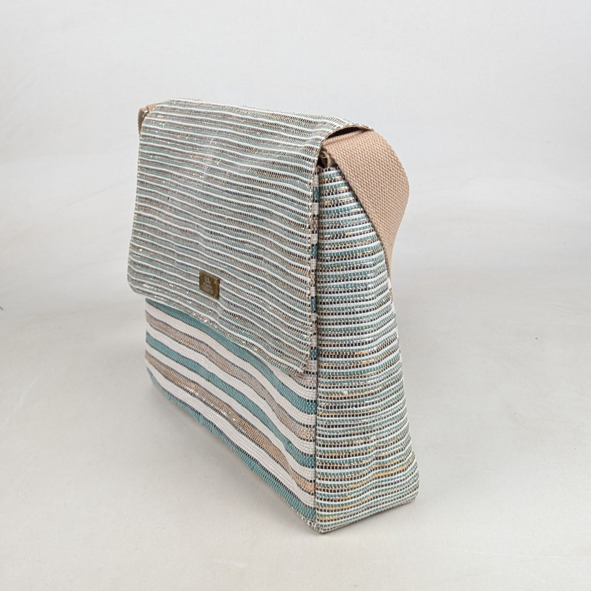Upcycled Handcrafted Executive Messenger Laptop Bag (MLB0726-011)