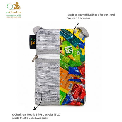 Premium Upcycled Handcrafted Mobile Sling (MSL0626-003) PS_W