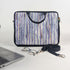 Multi COlour with Blue Stripes Upcycled Handwoven Laptop Sleeves 14 inches (LSB140225-010) PS_W