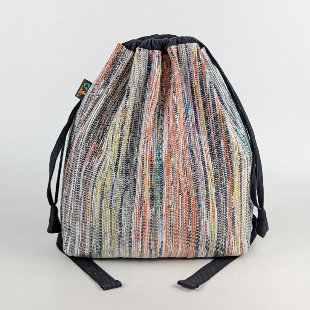 Multi Colour Mix Upcycled Handcrafted Light Backpack (NLBP0225-006) PS_W