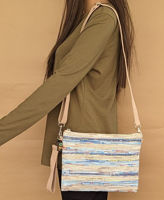 Upcycled Handwoven Sling Bag (SI0424-018) PS_W
