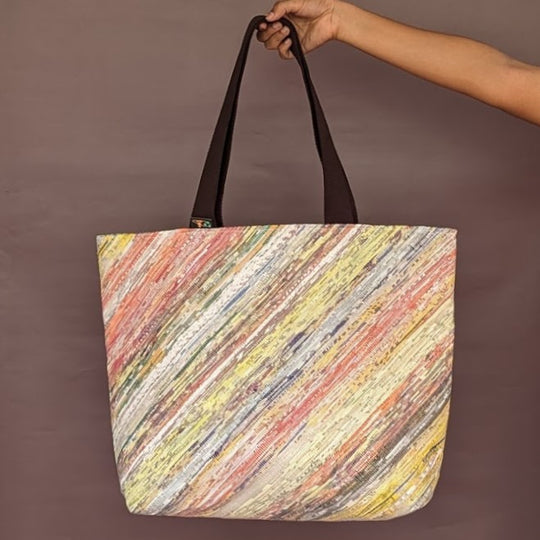 Upcycled Handwoven Beach Bag (BB0424-029) PS_W