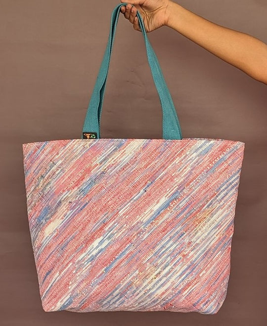 Upcycled Handwoven Beach Bag (BB0424-034) PS_W