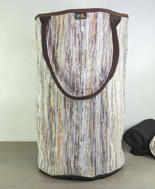 Upcycled Handwoven Laundry Bag (LBG0424-002)