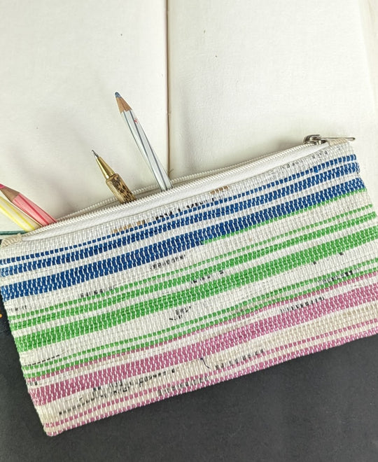 Upcycled Handwoven Pencil Pouch (PP0524-007) PS_W