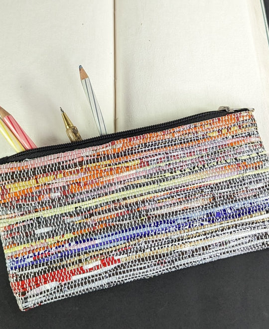 Upcycled Handwoven Pencil Pouch (PP0524-010) PS_W