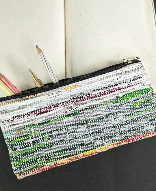 Upcycled Handwoven Pencil Pouch (PP0524-011) PS_W