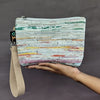 Multicolored Waste Plastic Wrappers Upcycled Handwoven Wrist It (WI0524-011) PS_W