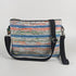 Multicolored Shimmery Striped Upcycled Handwoven Sling Bag (SI0325-001) PS_W
