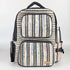 Multicolored Shimmery Upcycled Handwoven Commuter Backpack (CBP0624-004) PS_W
