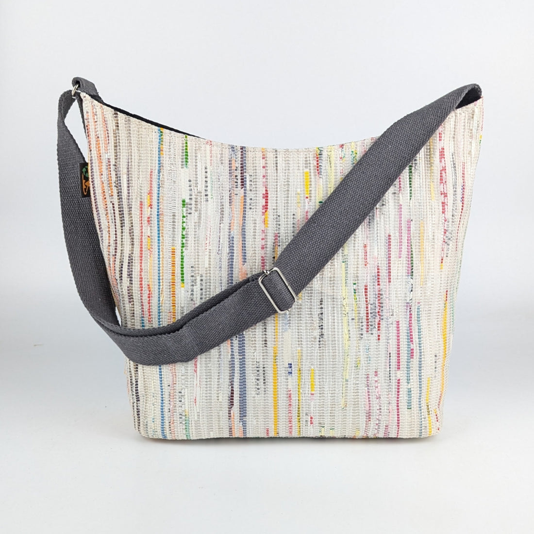 Multicolored Upcycled Handwoven Eclipse Jhola Tote (EJ0125-004) PS_W