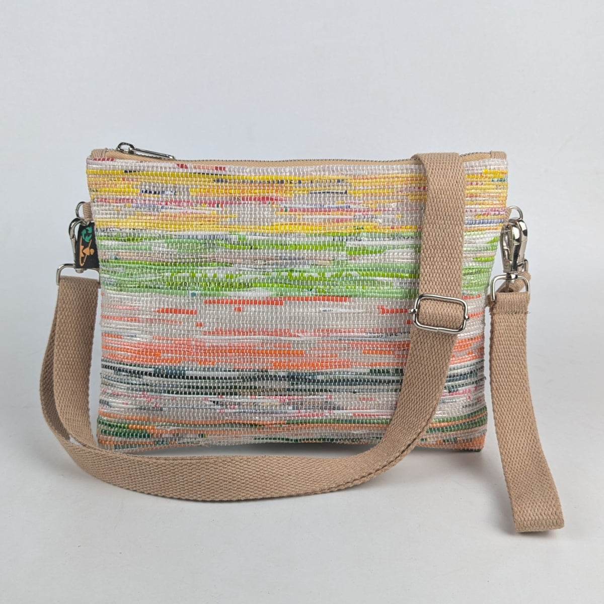 Multicolored Upcycled Handwoven Sling Bag (SI0325-005) PS_W