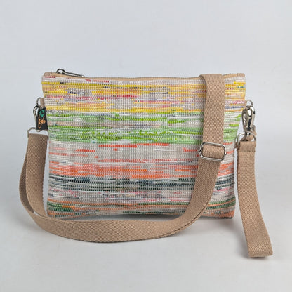 Multicolored Upcycled Handwoven Sling Bag (SI0325-005) PS_W