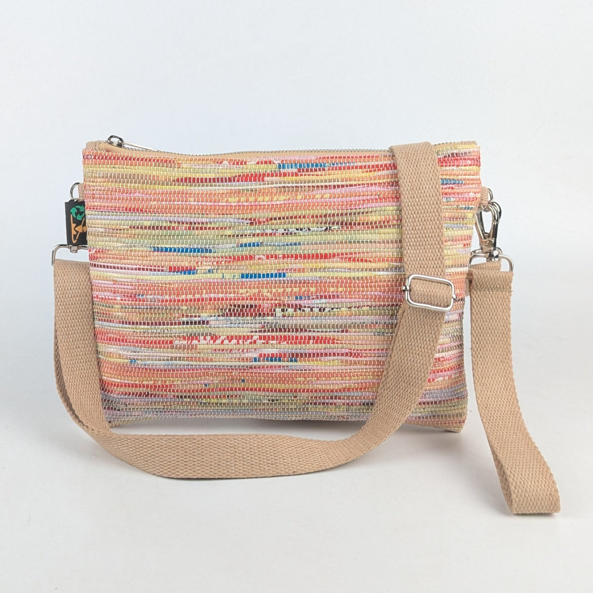 Multicolored Upcycled Handwoven Sling Bag (SI0325-006) PS_W