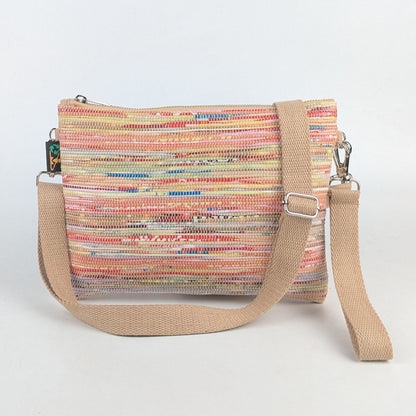 Multicolored Upcycled Handwoven Sling Bag (SI0325-006) PS_W