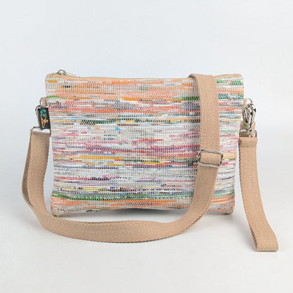Multicolored Upcycled Handwoven Sling Bag (SI0325-015) PS_W