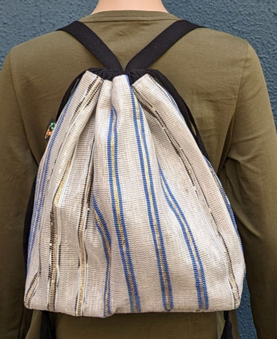 Upcycled Handwoven Light Backpack - Ashwini sathe
