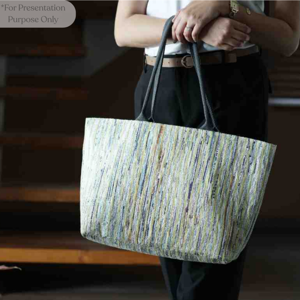 Upcycled Handcrafted Office Tote (OT0826-004)