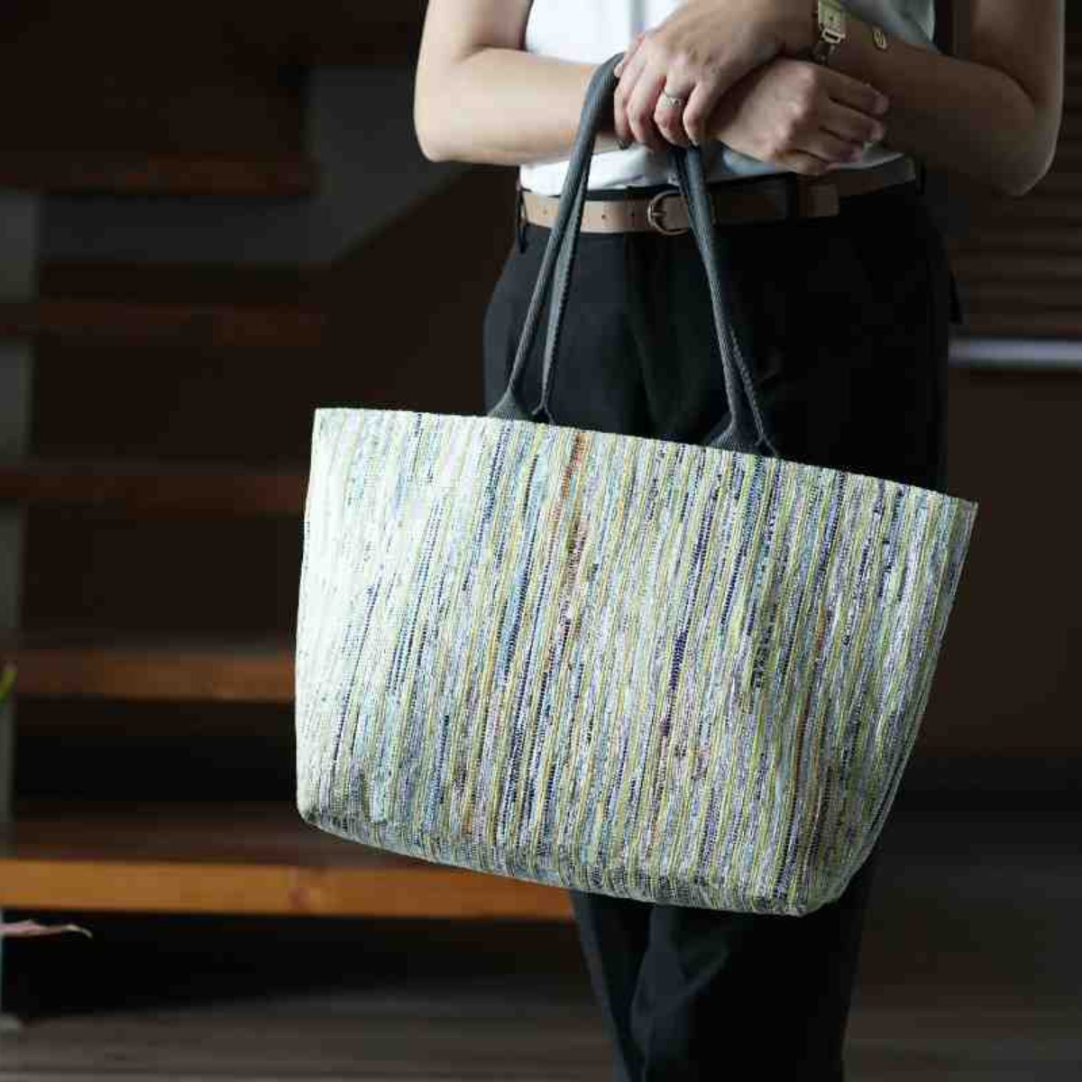 Upcycled Handcrafted Office Tote (OT0626-001) PS_W