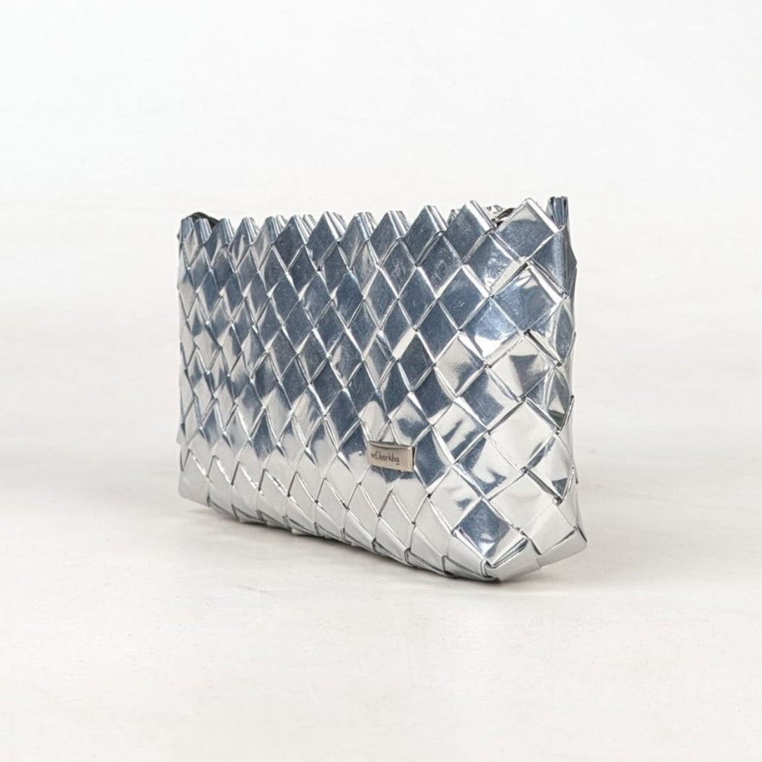Origami Upcycled Basketry Clutch