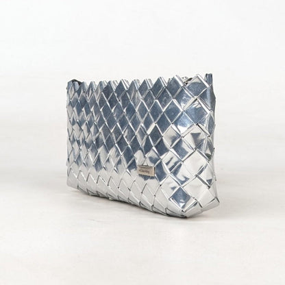 Origami Upcycled Basketry Clutch