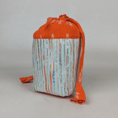 Upcycled Handwoven Potli Bag (P0326-013) PS_W