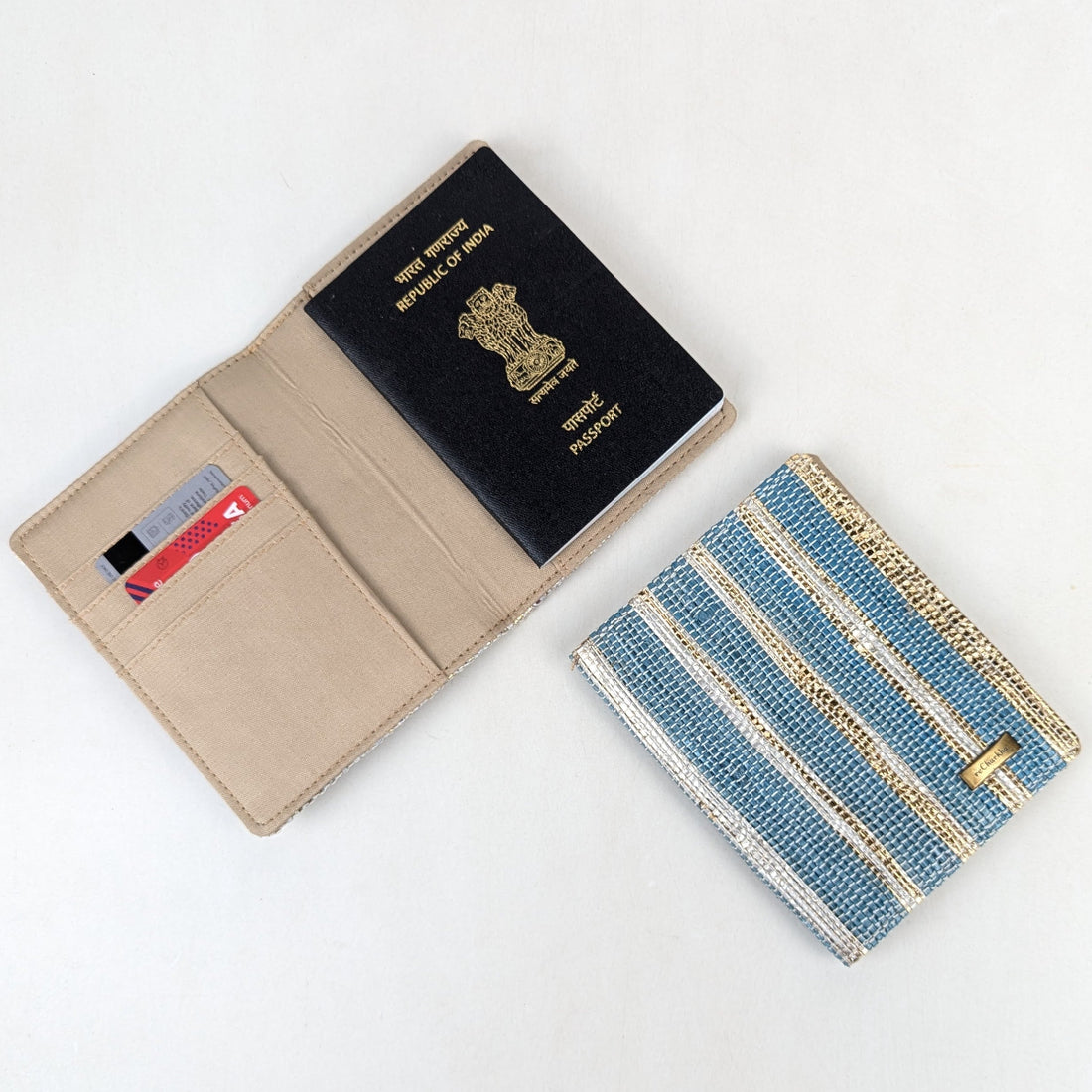 Upcycled Handcrafted Passport Cover (PC0526-019) PS_W