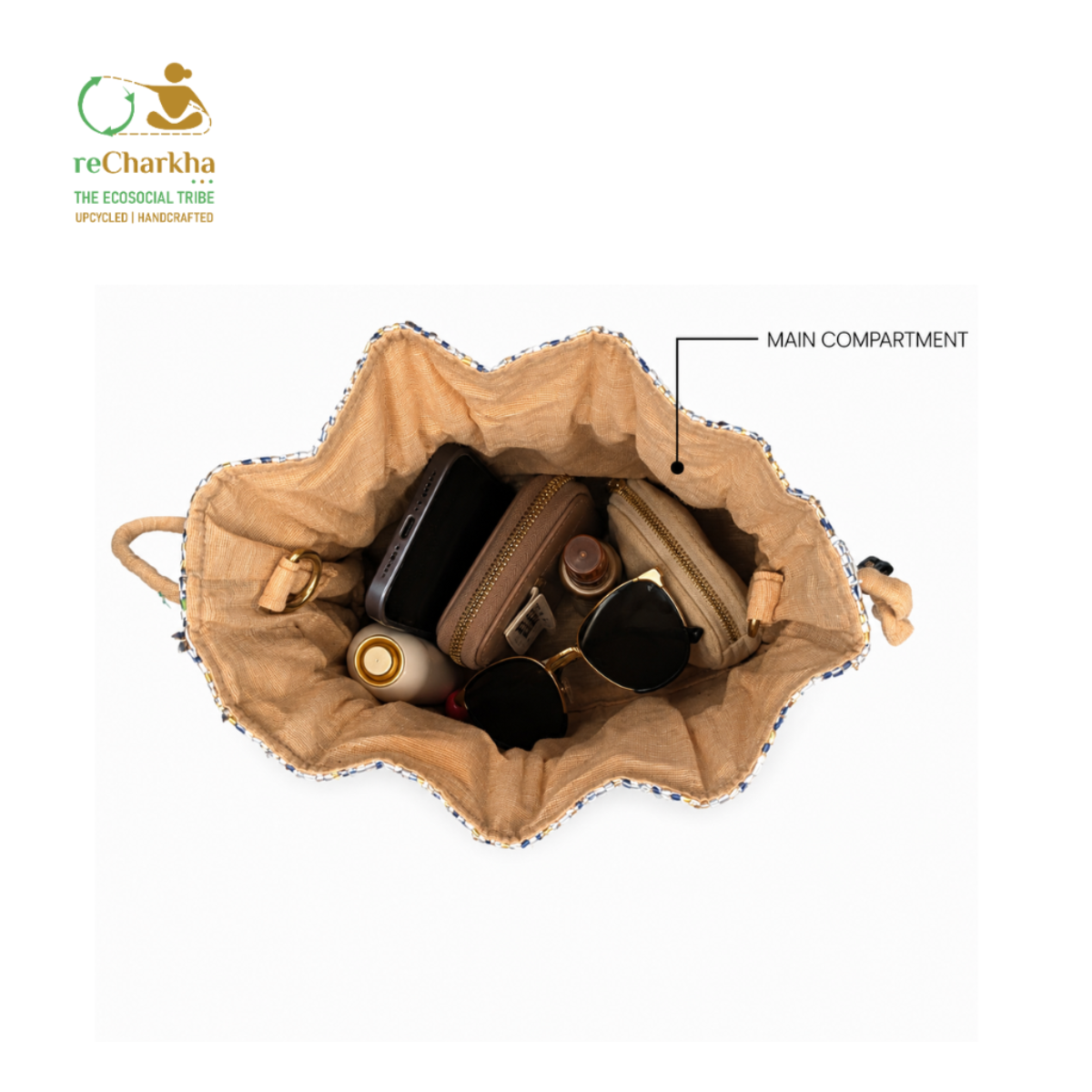 Upcycled Handcrafted Potli Sling (PS0626-004)