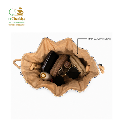 Upcycled Handcrafted Potli Sling (PS0626-004)