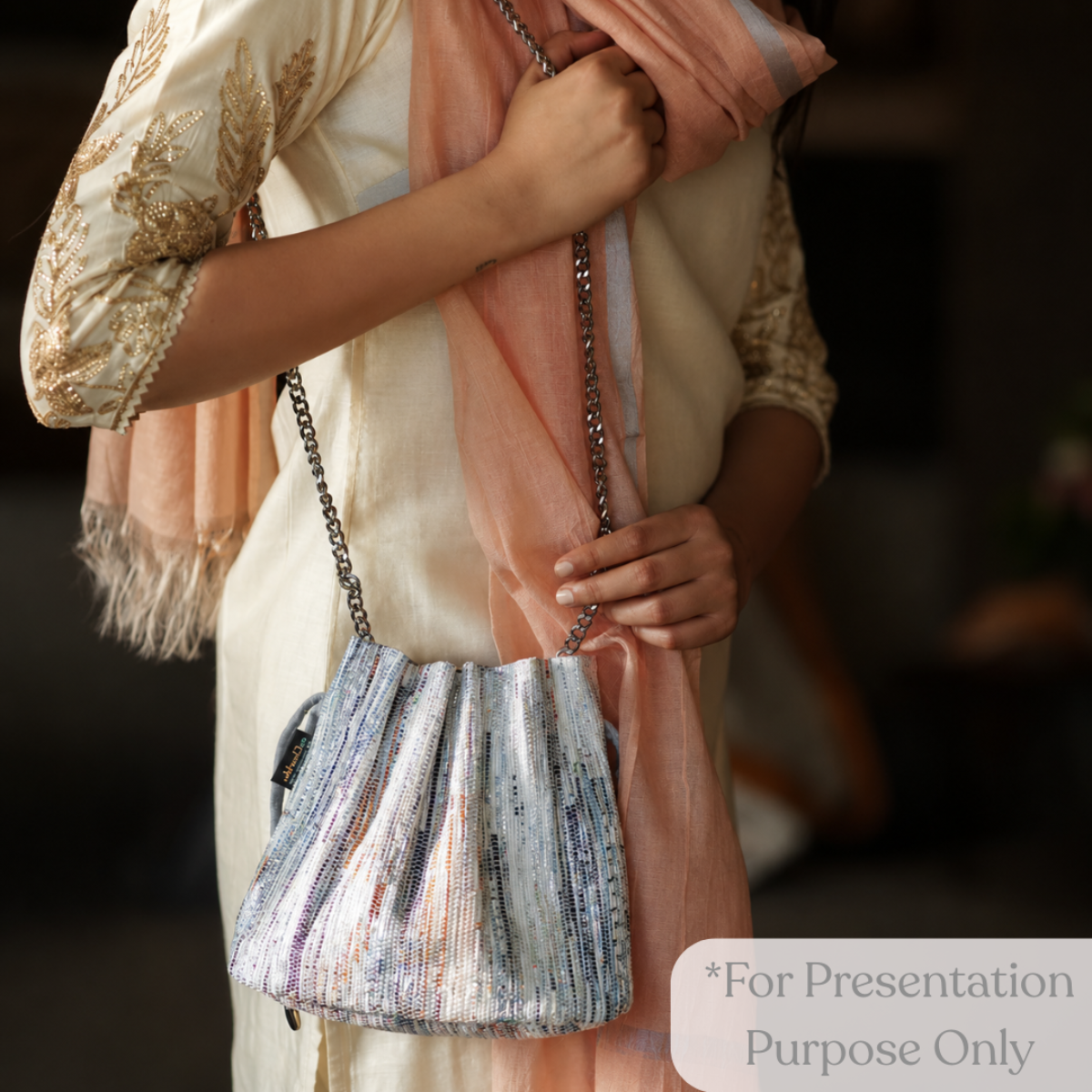 Upcycled Handcrafted Potli Sling (PS0626-004)