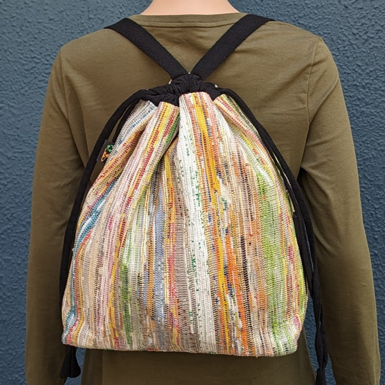 (NLBP0324-112) MS_W Upcycled Handwoven Light Backpack