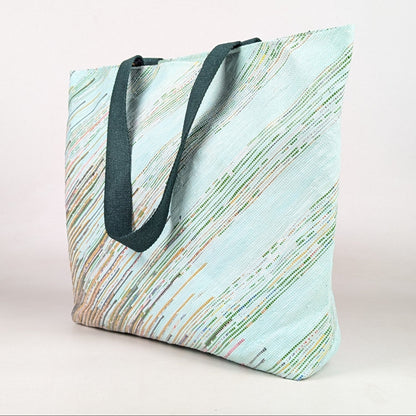 Upcycled Handcrafted Designer Beach Bag (BBD0426-001) PS_W