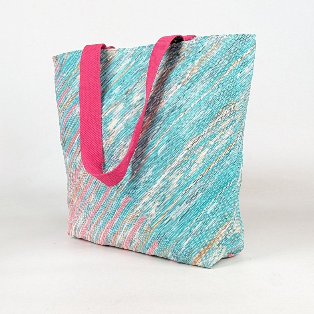 Upcycled Handcrafted Designer Beach Bag (BBD0426-010) PS_W