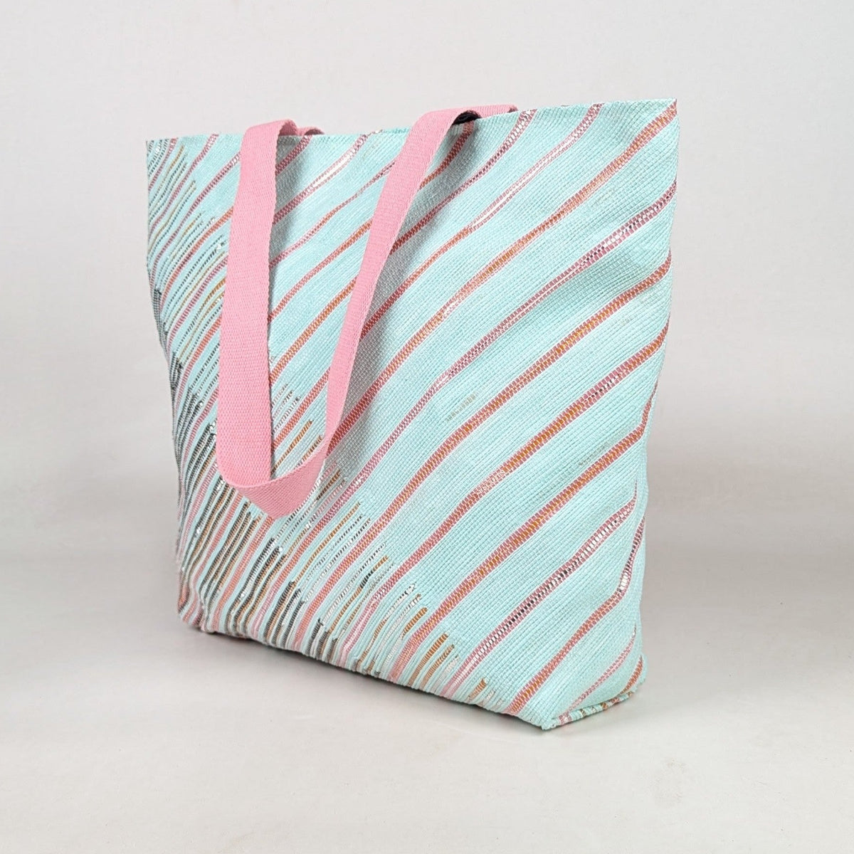 Upcycled Handcrafted Designer Beach Bag (BBD0426-008) PS_W