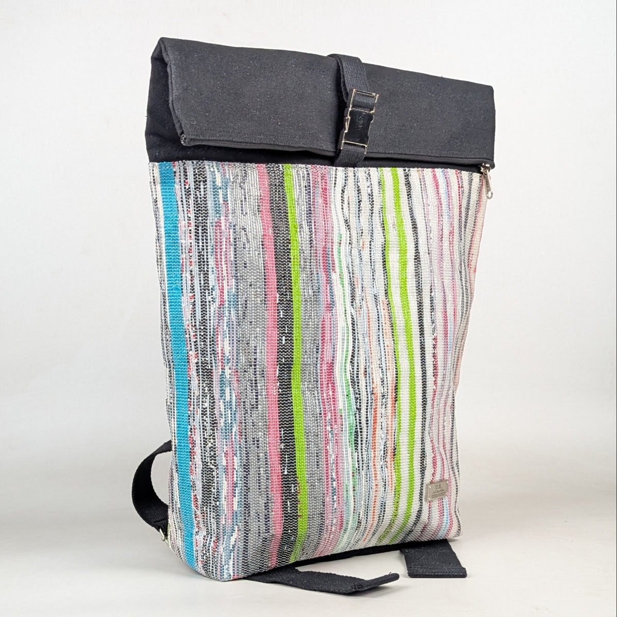 Upcycled Handcrafted Spartan Backpack (SBP0426-001) PS_W
