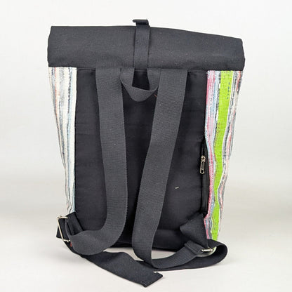 Upcycled Handcrafted Spartan Backpack (SBP0426-001) PS_W