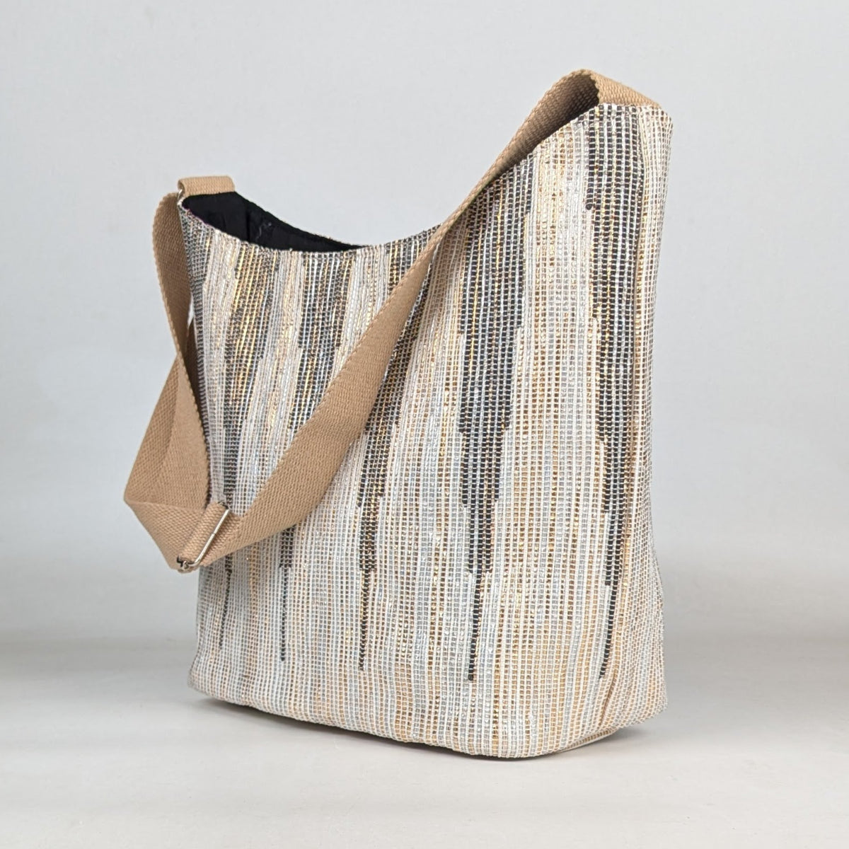Upcycled Handcrafted Designer Eclipse Jhola Tote (EJD0426-008) PS_W