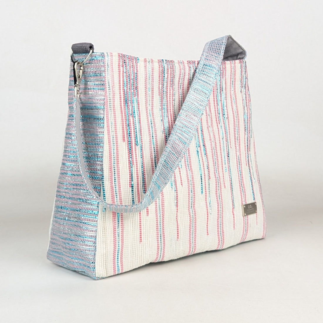 Upcycled Handcrafted Designer Trapeze Tote (TTD0426-002) PS_W