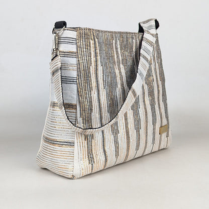 Upcycled Handcrafted Designer Trapeze Tote (TTD0426-003) PS_W