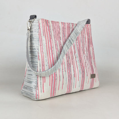 Upcycled Handcrafted Designer Trapeze Tote (TTD0426-008) PS_W