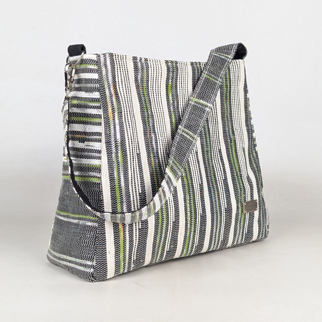 Upcycled Handcrafted Designer Trapeze Tote (TTD0426-010) PS_W