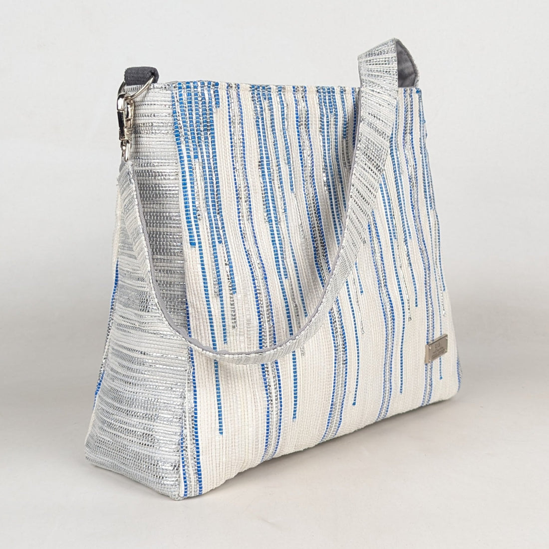 Upcycled Handcrafted Designer Trapeze Tote (TTD0426-011) PS_W