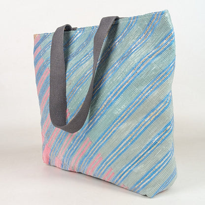 Upcycled Handcrafted Designer Beach Bag (BBD0426-012) PS_W