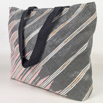 Upcycled Handcrafted Designer Beach Bag (BBD0426-017) PS_W