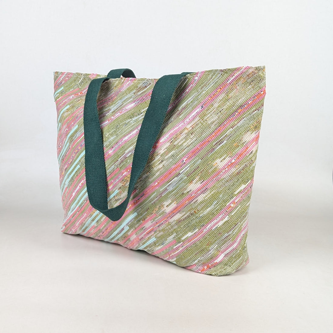 Upcycled Handcrafted Designer Beach Bag (BBD0426-018) PS_W