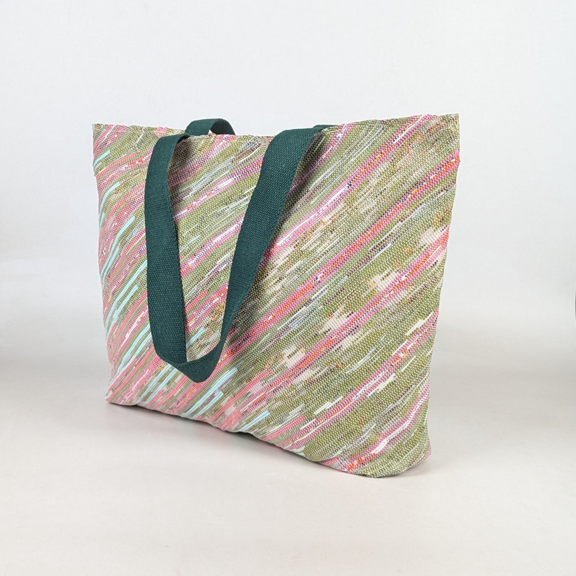 Upcycled Handcrafted Designer Beach Bag (BBD0426-018) PS_W