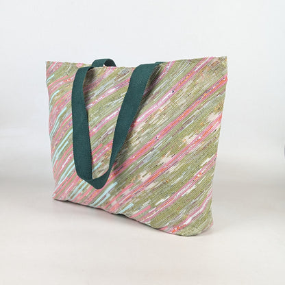 Upcycled Handcrafted Designer Beach Bag (BBD0426-018) PS_W