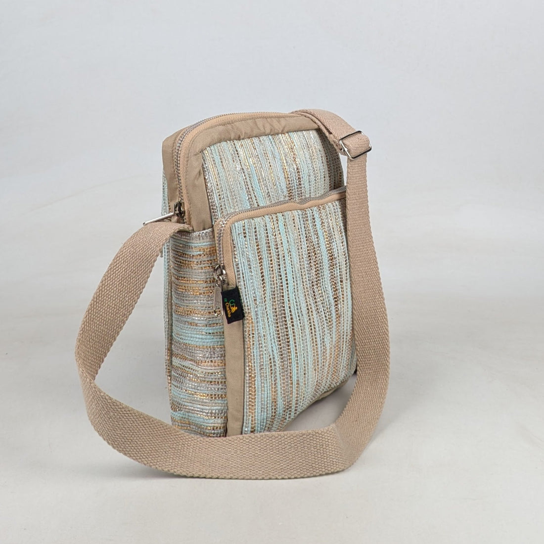 Upcycled Handcrafted Cross Body Sling (CBS0626-002) PS_W