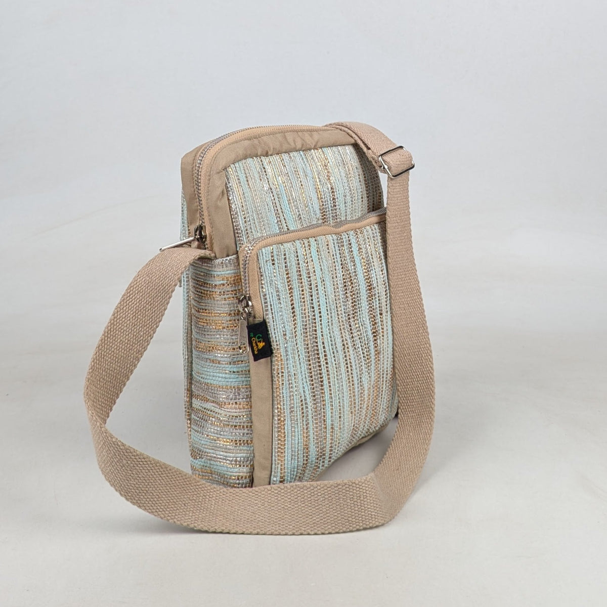 Upcycled Handcrafted Cross Body Sling (CBS0626-002) PS_W