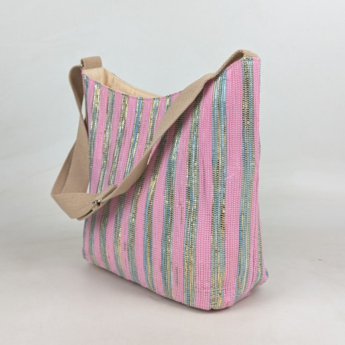 Upcycled Handcrafted Eclipse Jhola Tote (EJ0626-009) PS_W